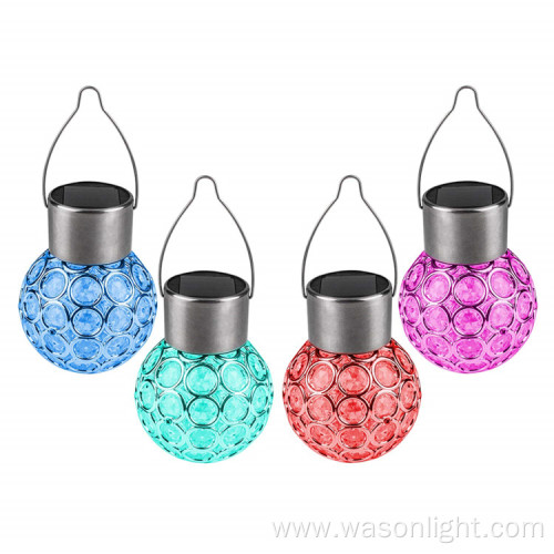 Solar Garden Color Changing Hanging Ball Light